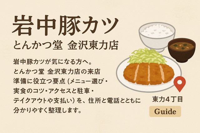 Pork cutlet restaurant guide