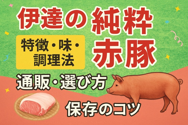 Purebred Aita Red Pork