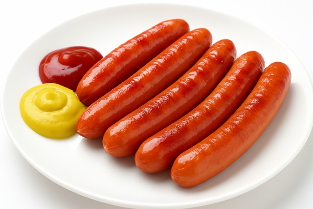 sausages-with-condiments